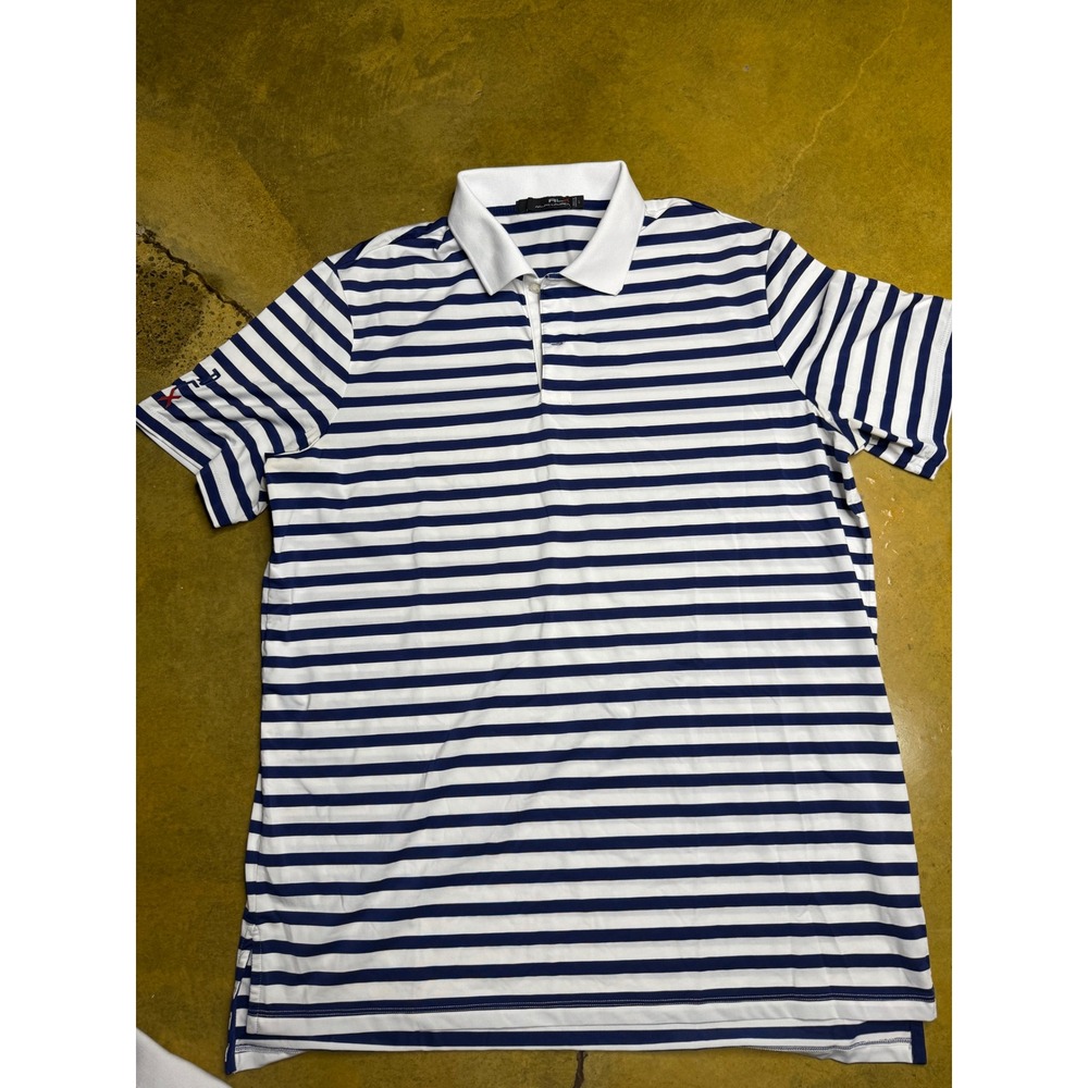 Bundle RLX Ralph Lauren Mens Striped Golf Polo Shirts, Size L, Sport, Athletic - Picture 10 of 13